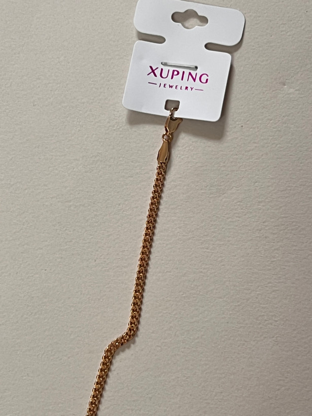 دستبند ژوپینگ مدل زنجیری ظریف رنگ ثابت | بدلیجات برند Xuping